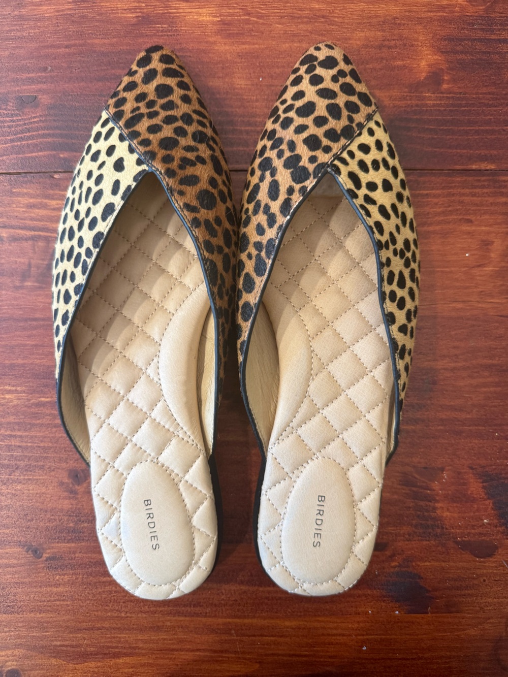 Birdies NWOT Leopard Print Pointed-Toe Flats in size 8.5